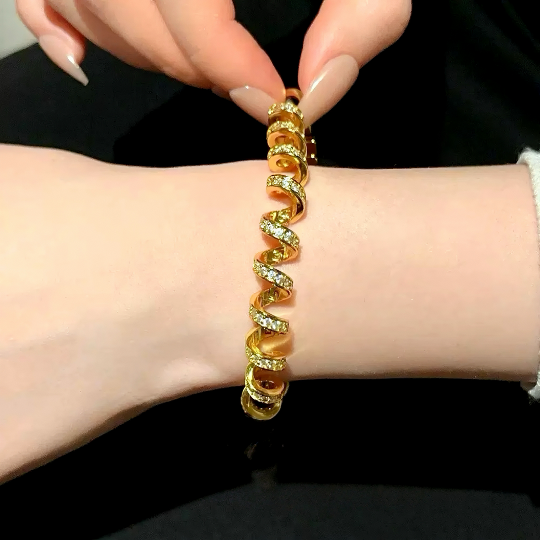 18K gold plated bracelet